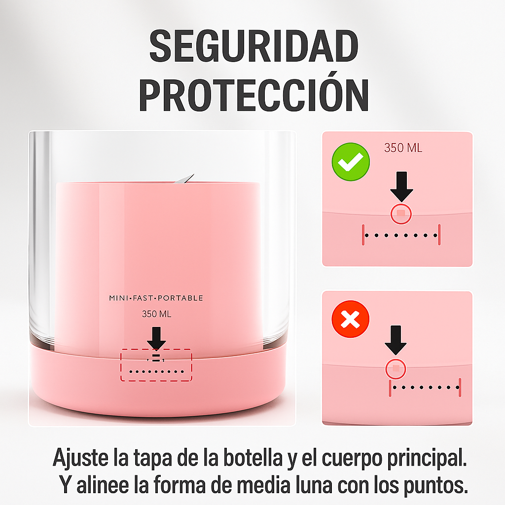 Batidora Licuadora Eléctrica Portátil
